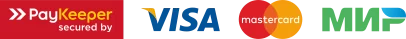 Способы оплаты: Visa, MasterCard, МИР